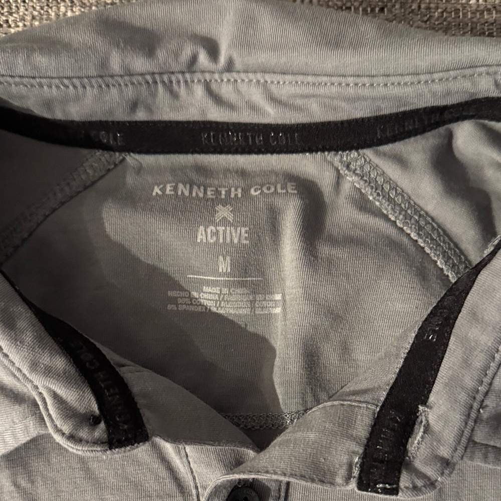 Kenneth Cole Light Gray Activewear Top